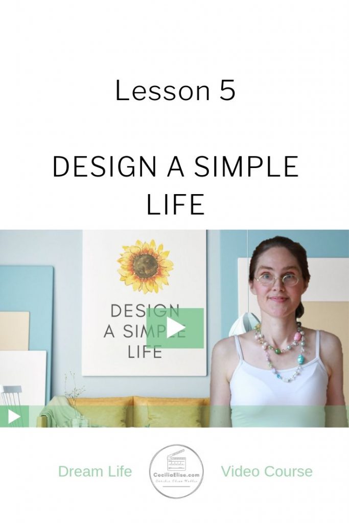 Design a Simple Life Lesson 