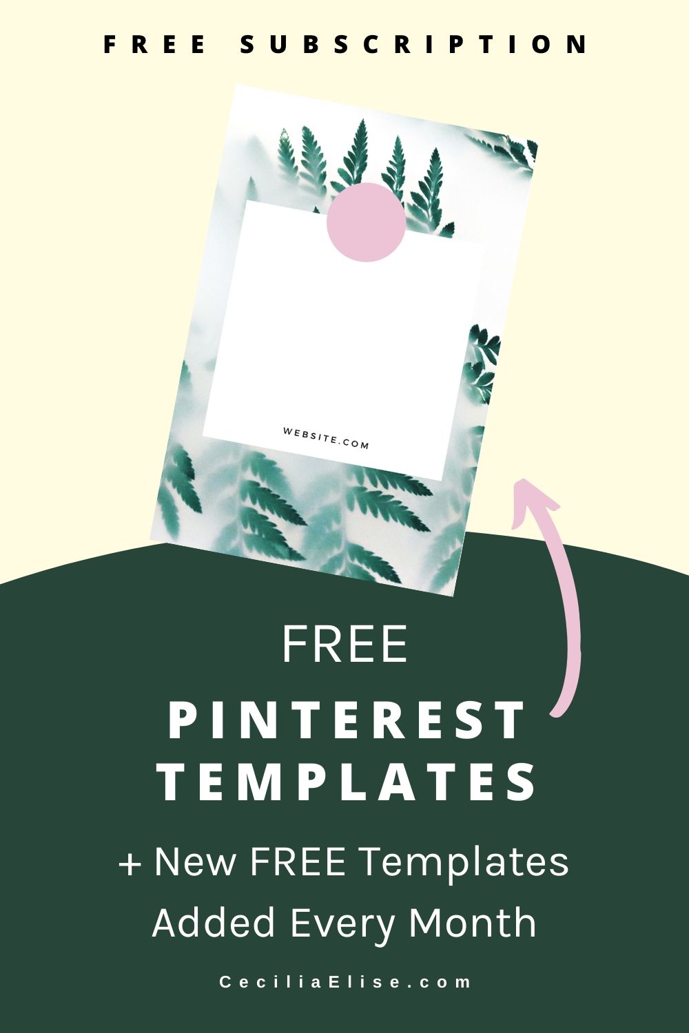 free pinterest templates for canva