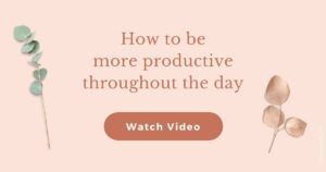 How to Be More Productive Every Day